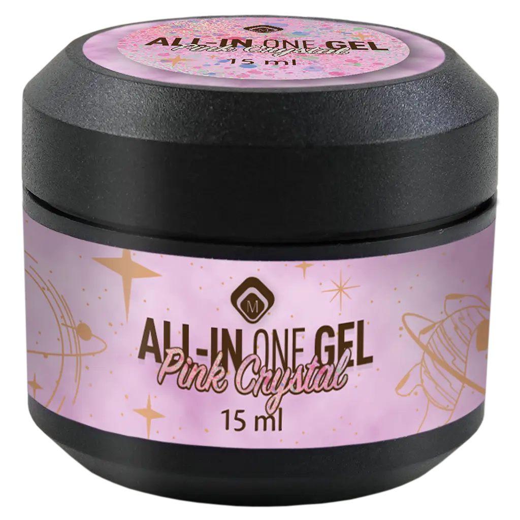 All in One Gel Pink Crystal