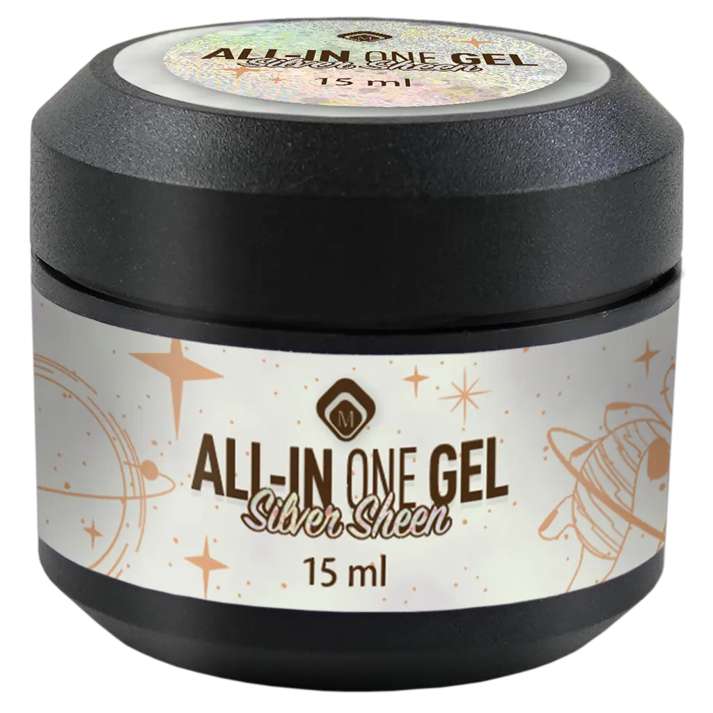 All in One Gel Silver Sheen