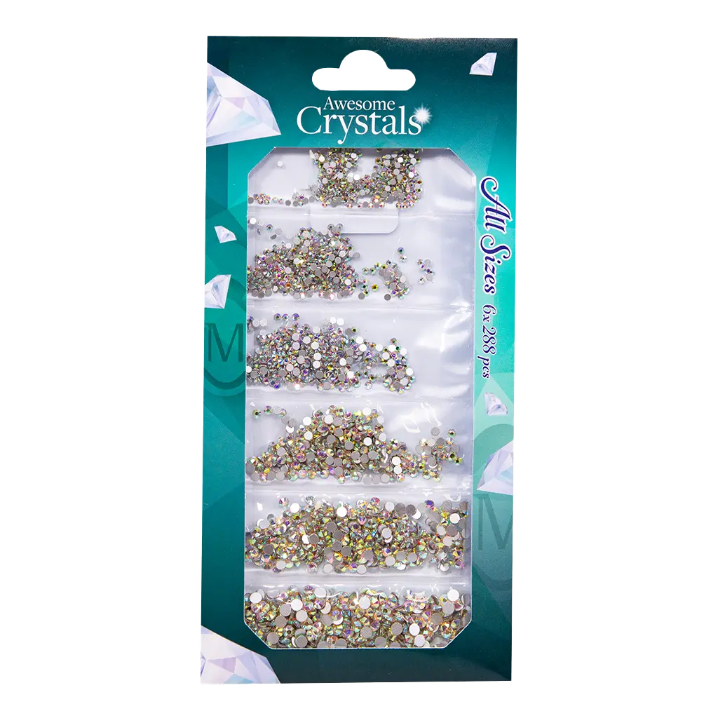 Awesome Crystals By Magnetic Ice 6 sizes x 288pcs
