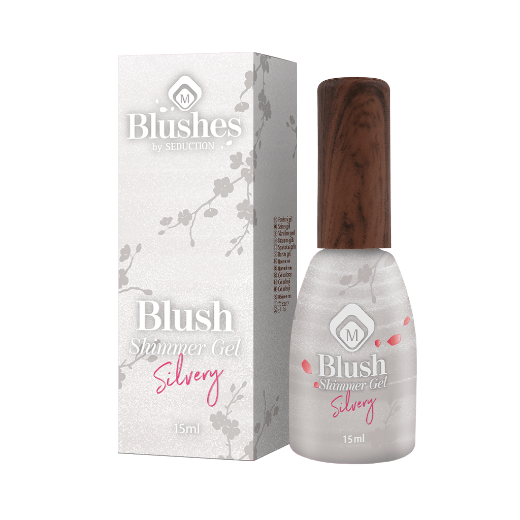 Blush Shimmers - Blush Silvery BIAB nagelgel flesje met doosje