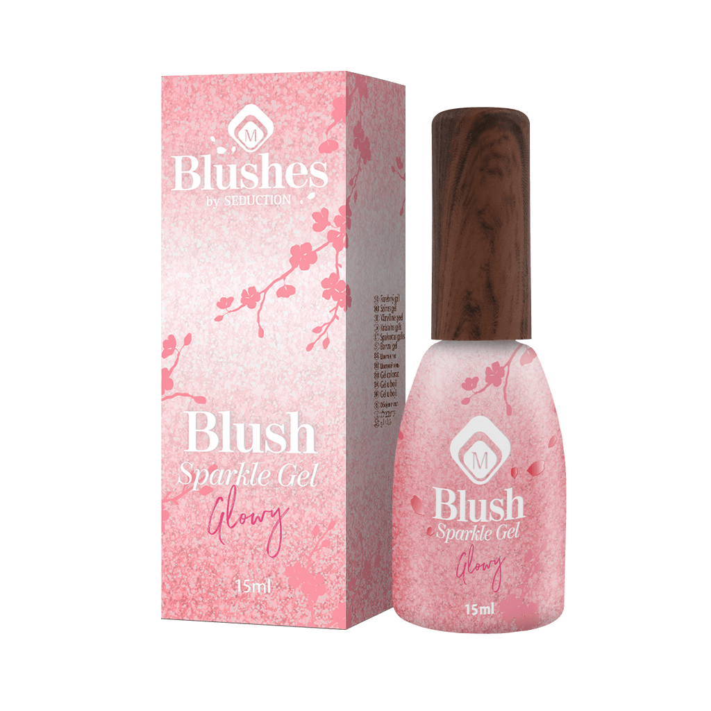 Blush Sparkles Gel - Blush Sparkle Glowy BIAB nagelgel flesje met doosje