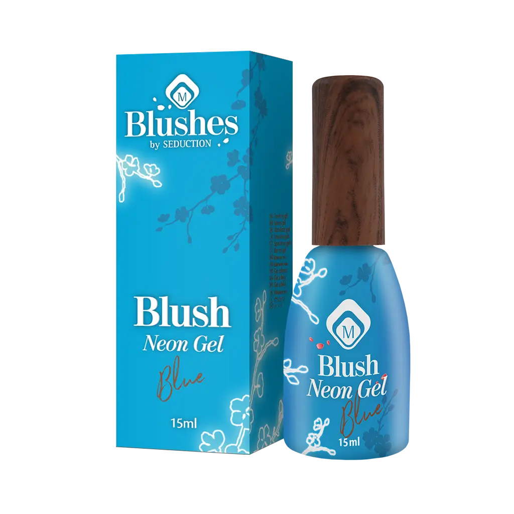 Blush Neon Blue BIAB nagelgel flesje met doosje