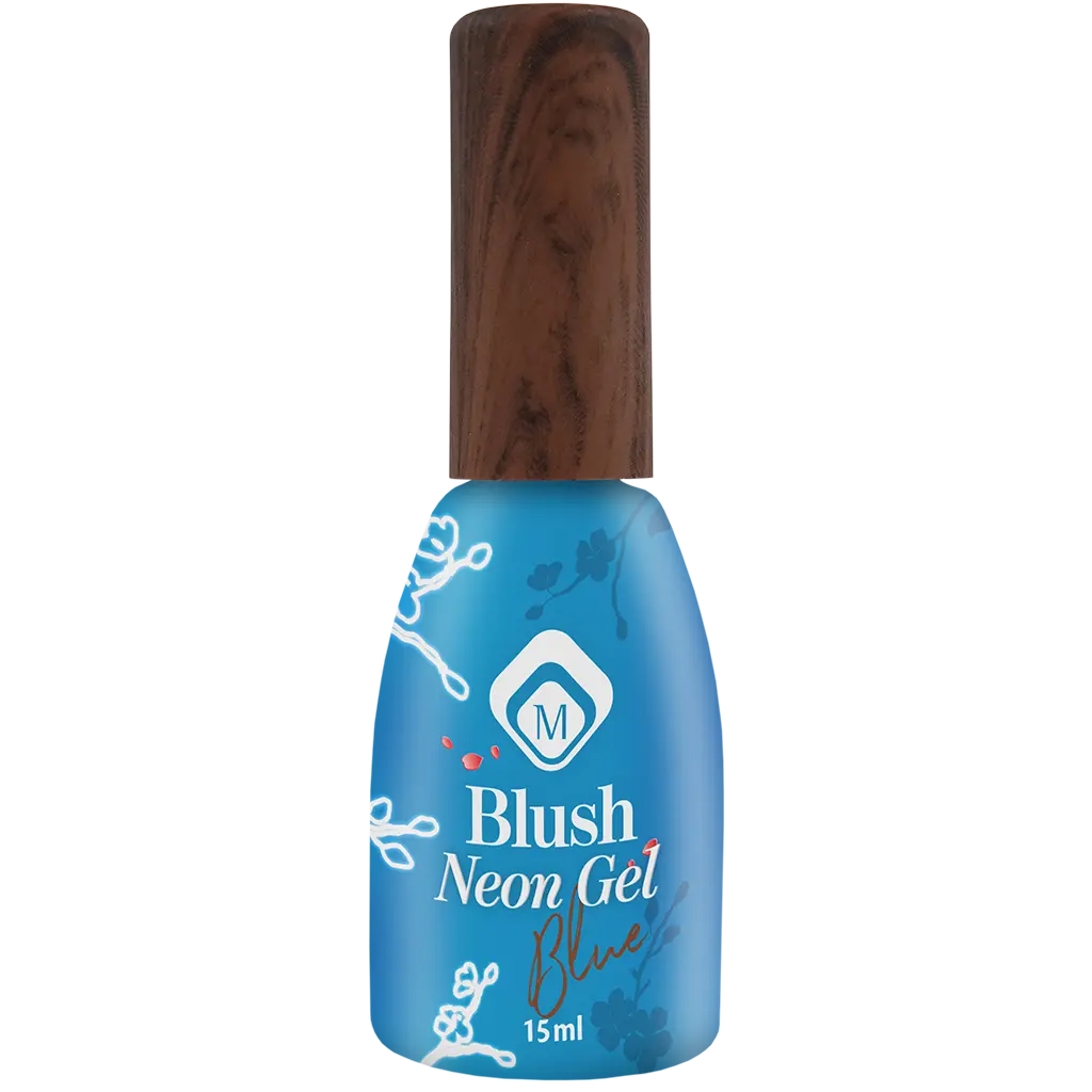 Blush Neon Blue BIAB nagelgel flesje