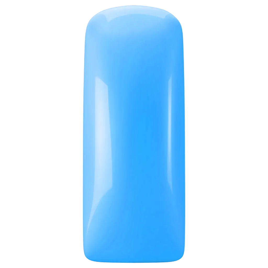 Blush Neon Blue BIAB nagelgel kleur op tip