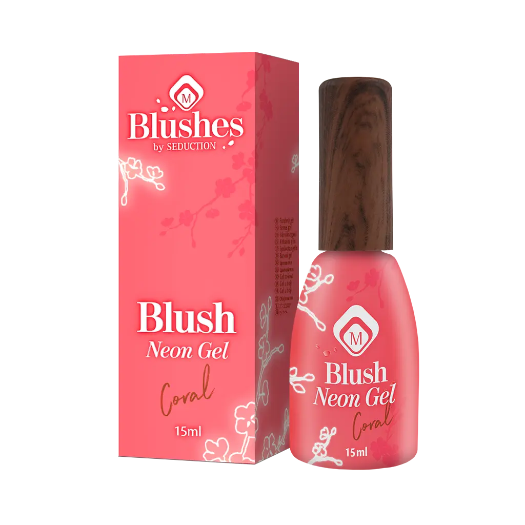 Blush Neon Coral BIAB nagelgel flesje met doosje