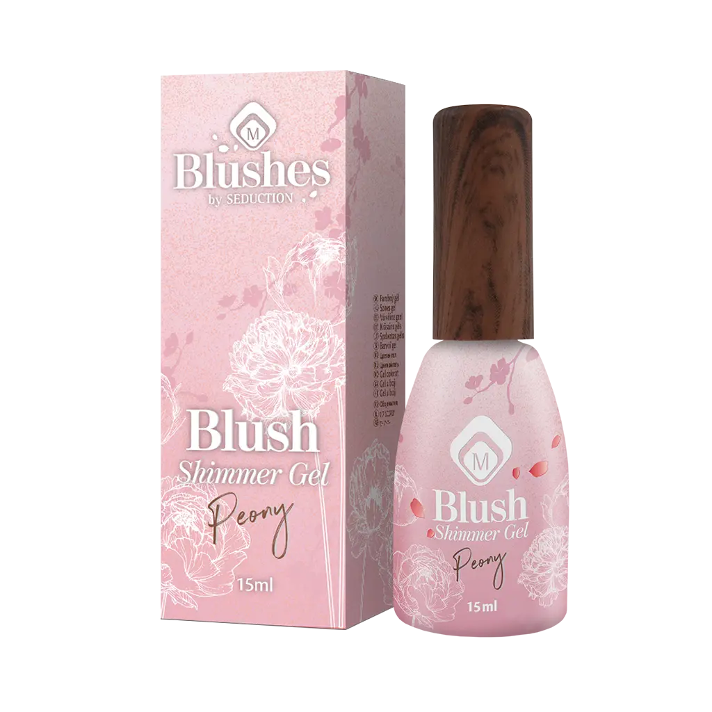 Blush Shimmers - Blush Peony BIAB nagelgel flesje met doosje
