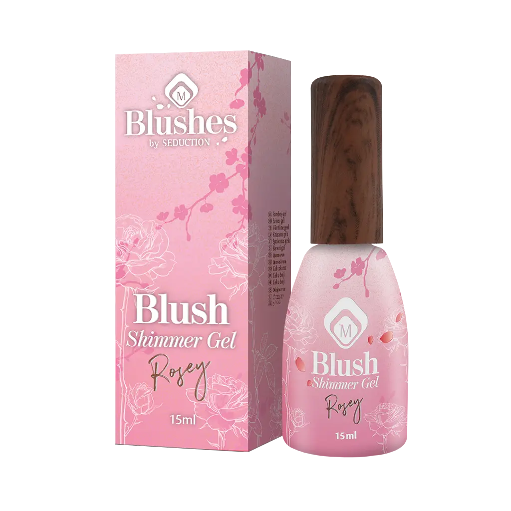 Blush Shimmers - Blush Rosey BIAB nagelgel flesje met doosje