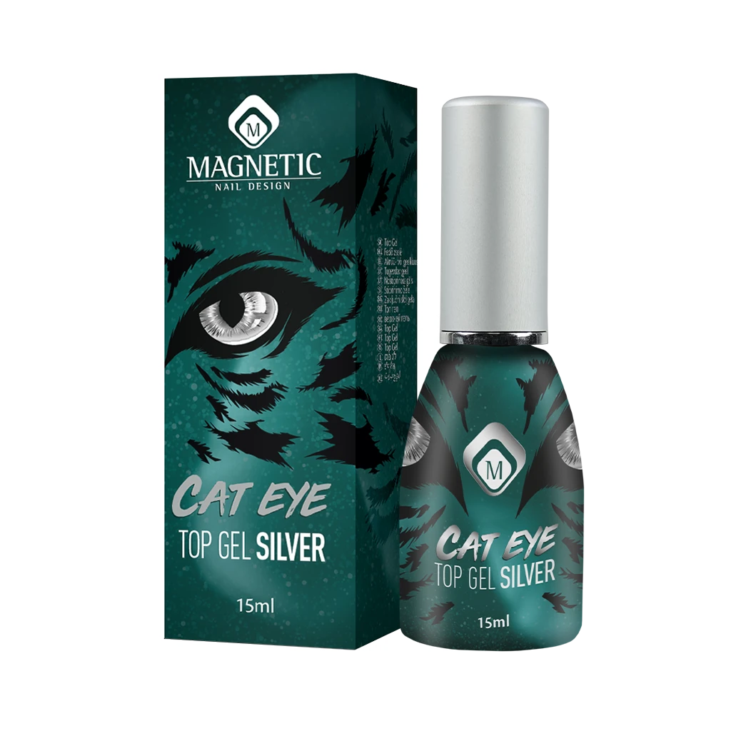Cateye Topgel Silver 15ml flesje met doosje