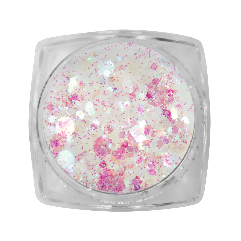 Clear Inlay Pink-Green