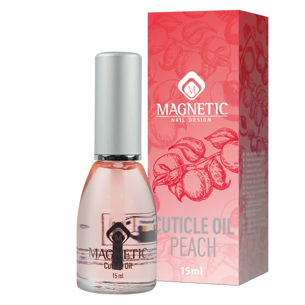 Cuticle Oil Peach 15 ml flesje met doosje