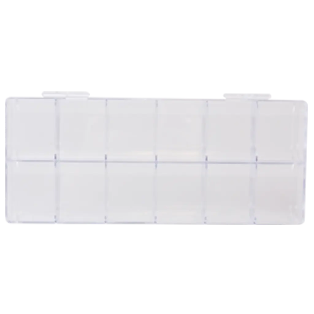 Empty Tip Box 12 Compartments
