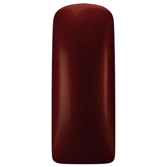 Gelpolish Albina Red kleur op tip