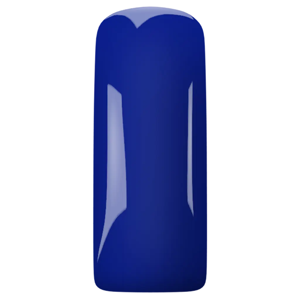 Gelpolish Bang Blue kleur op tip