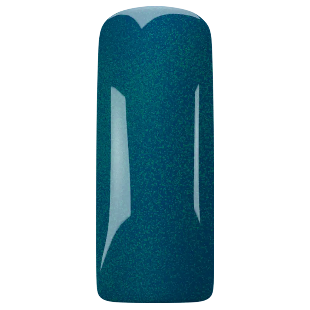 Gelpolish Crystal Blue kleur op tip