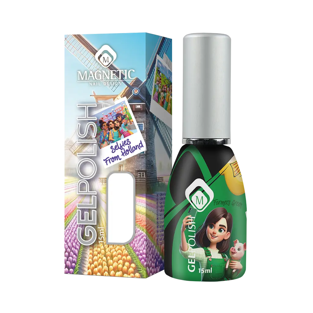 Gelpolish Farmers Green flesje met doosje