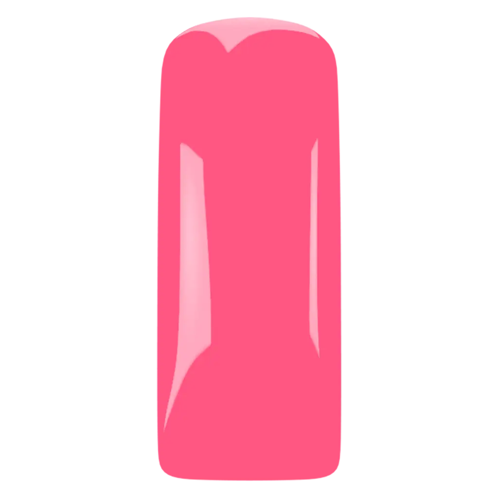 Gelpolish Flamingo Flourish kleur op tip