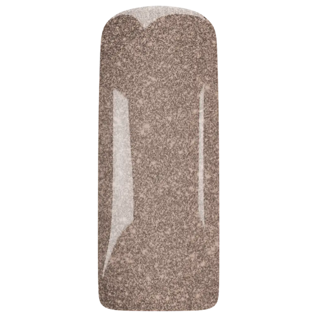 Gelpolish Foundation Glitter kleur op tip