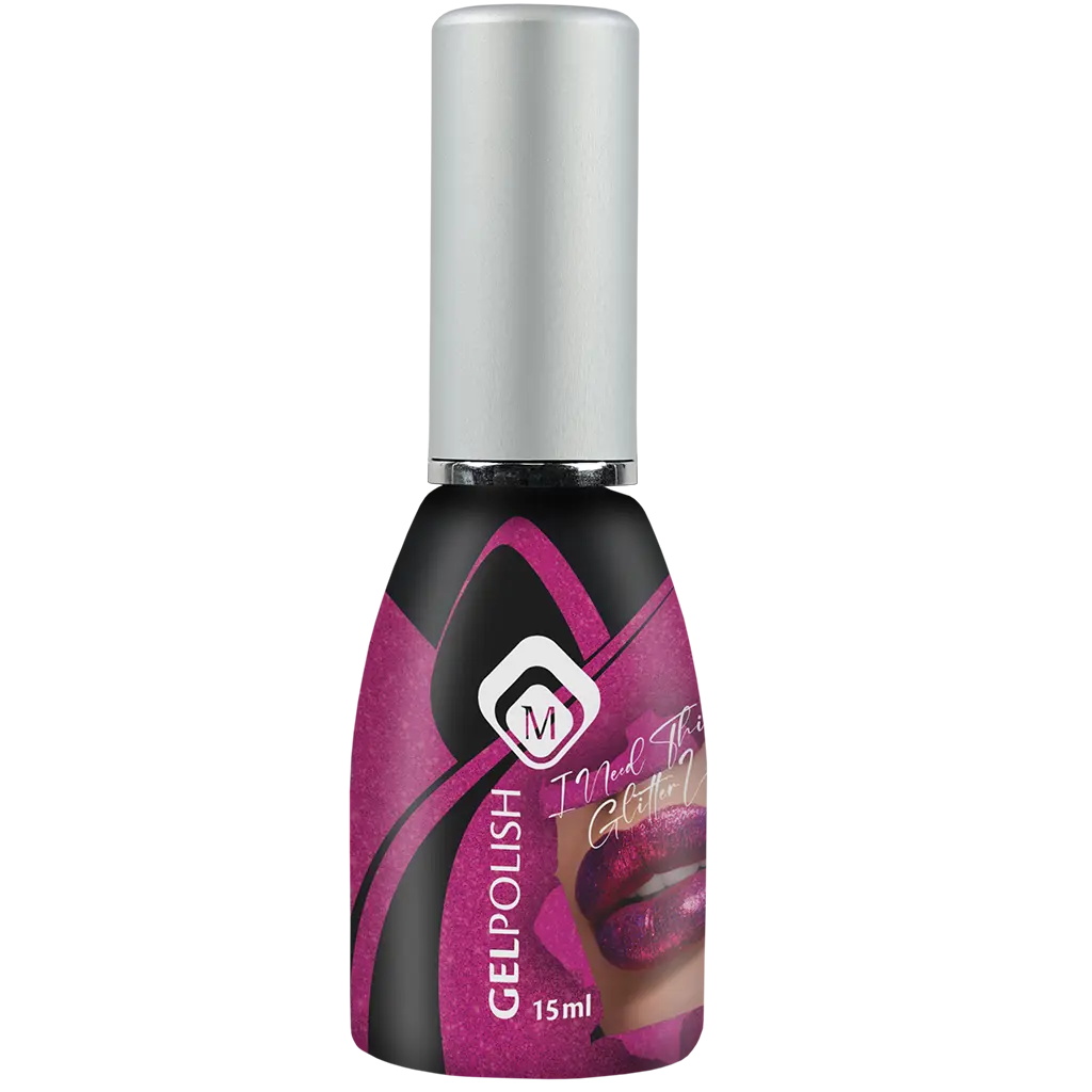 Gelpolish I Need This Lipstick Glitter flesje