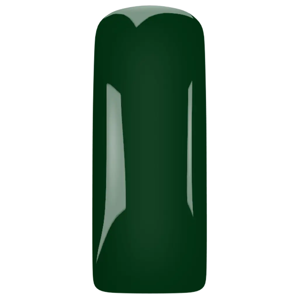 Gelpolish Lucky Green kleur op tip