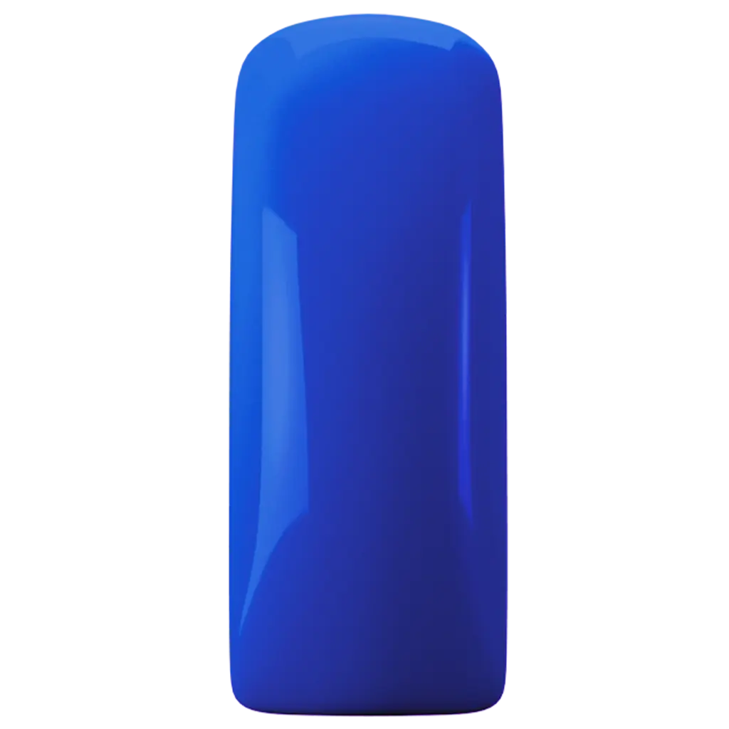 Gelpolish Majestic Blue kleur op tip