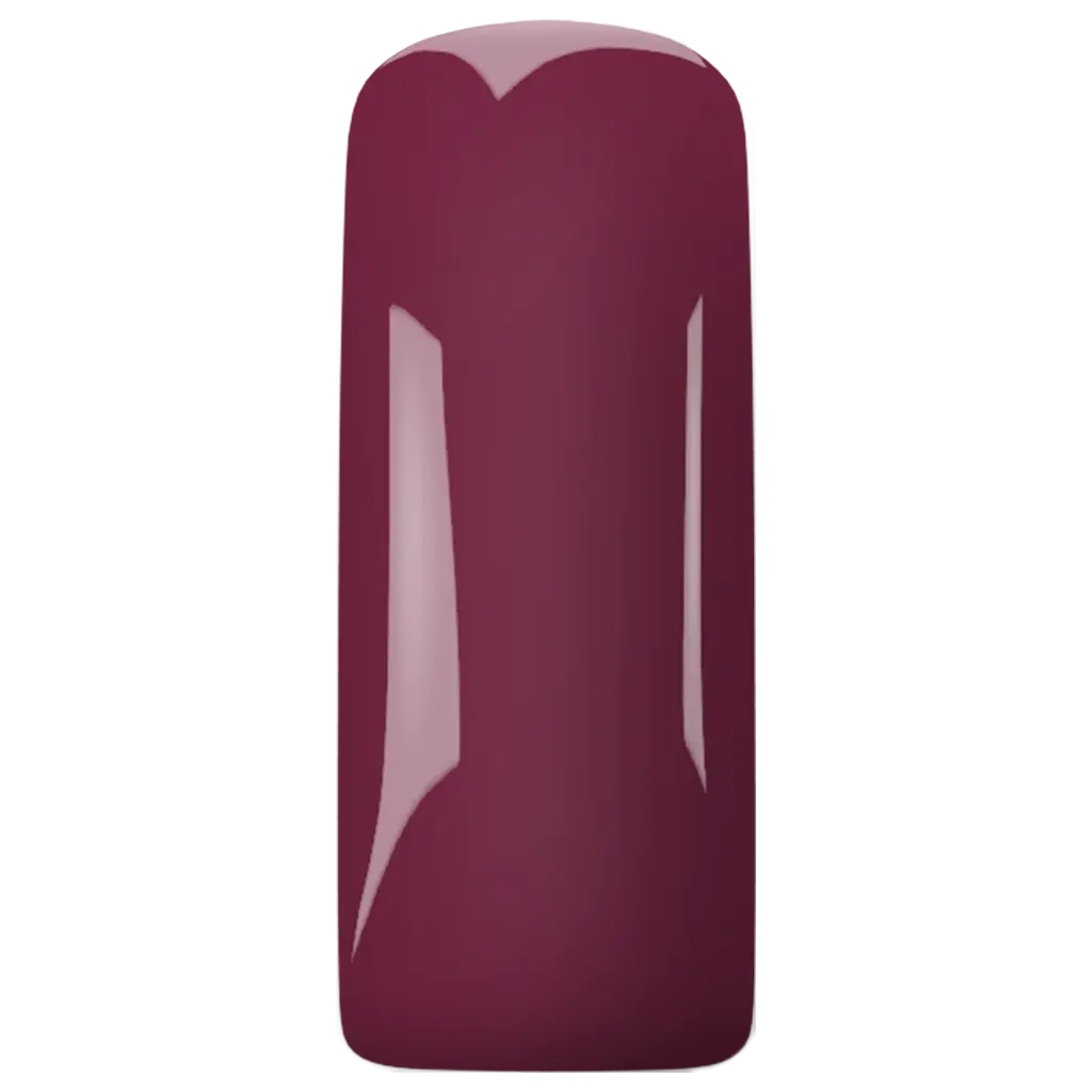 Gelpolish Passionate Plum kleur op tip