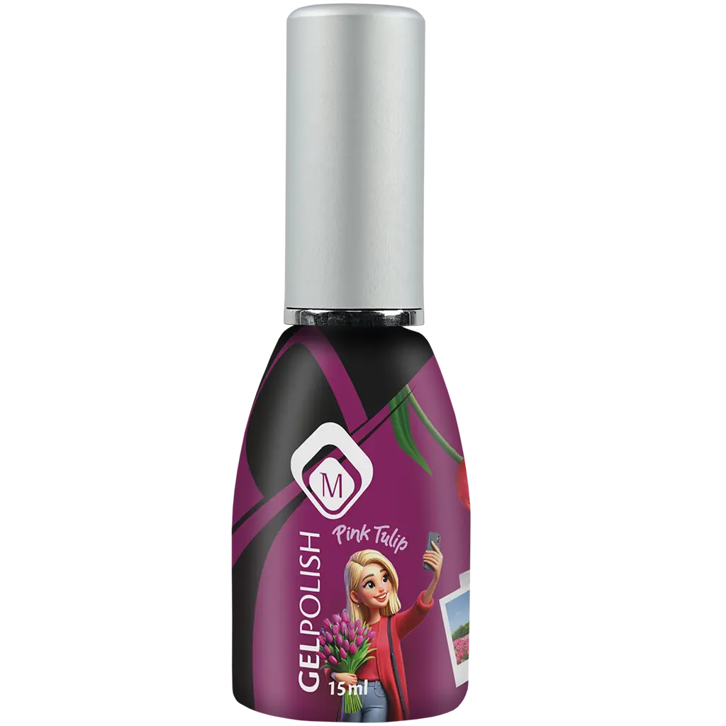 Gelpolish Pink Tulip flesje