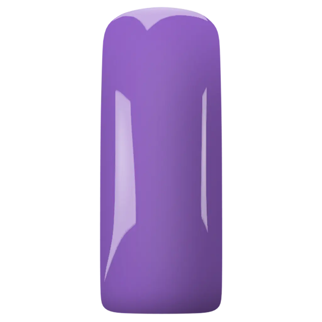 Gelpolish Pow Purple kleur op tip