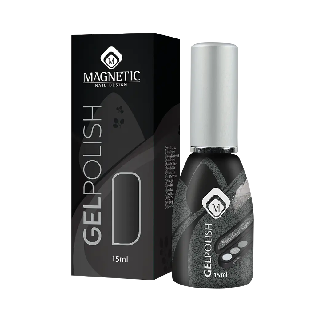 Gelpolish Smokey Eye Glitter flesje met doosje