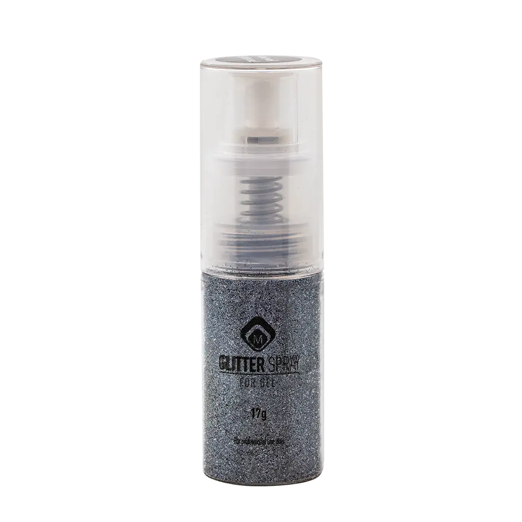 Glitter Spray Steel Grey