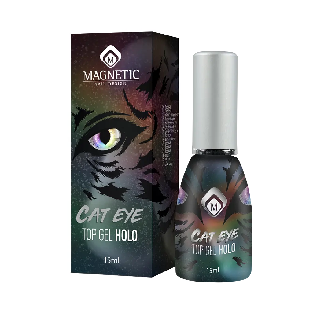 Holografic Cat Eye Top Gel 15ml flesje met doosje