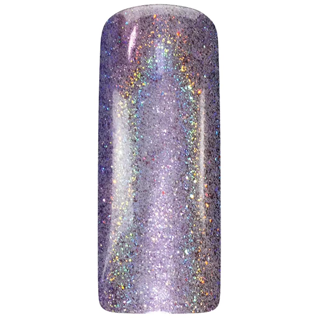 Magnetic Chrome Sparkle Purple kleur op tip
