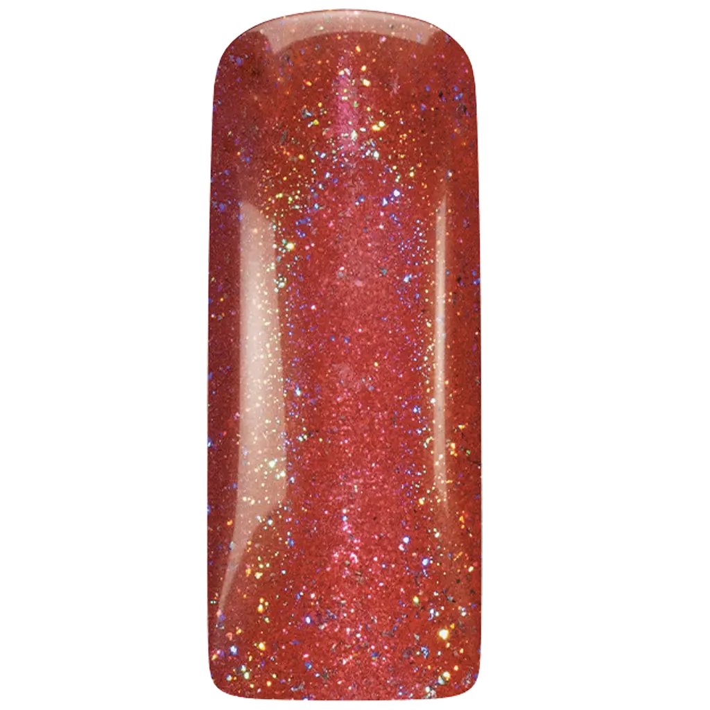Magnetic Chrome Sparkle Red kleur op tip
