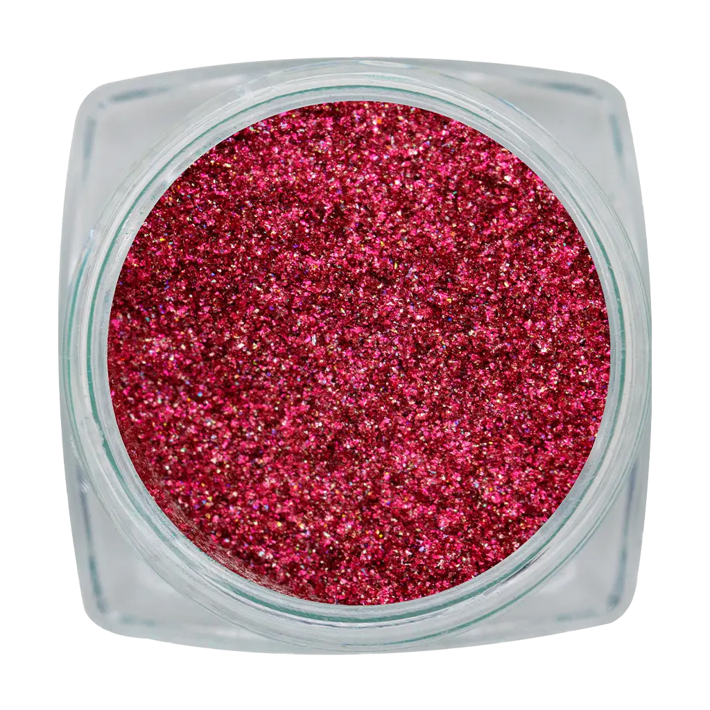 Magnetic Chrome Sparkle Red