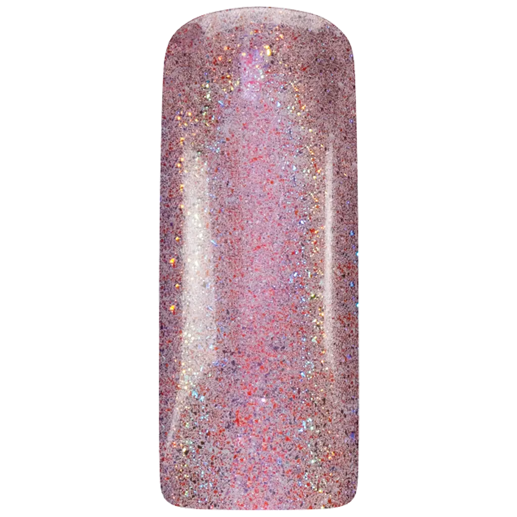 Magnetic Chrome Sparkle Rose kleur op tip