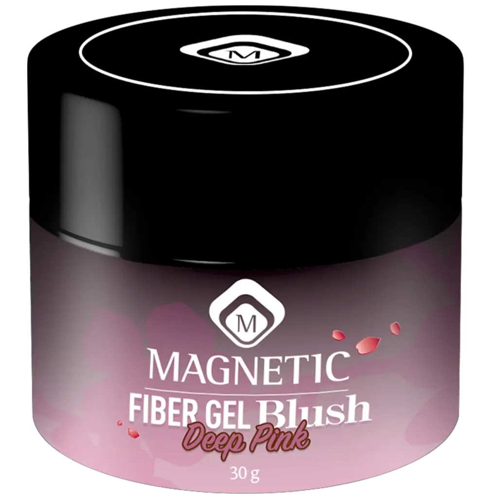 Magnetic Fiber Gel Blush Deep Pink 30g potje