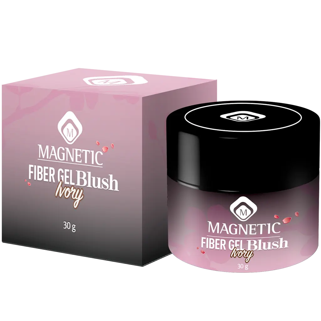 Magnetic Fiber Gel Blush Ivory 30g potje met doosje