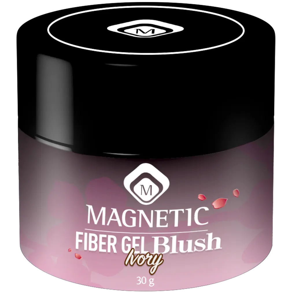 Magnetic Fiber Gel Blush Ivory 30g potje
