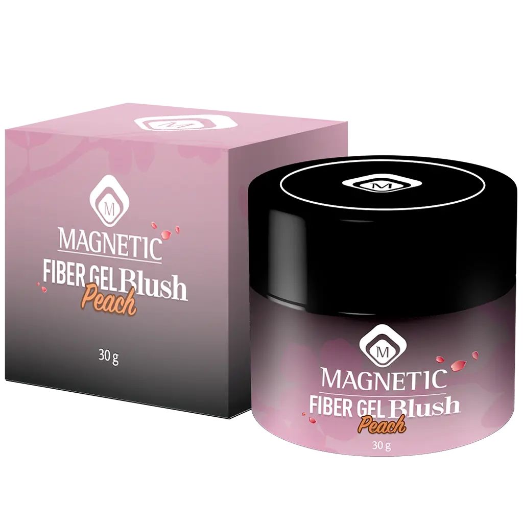 Magnetic Fiber Gel Blush Peach 30g potje met doosje