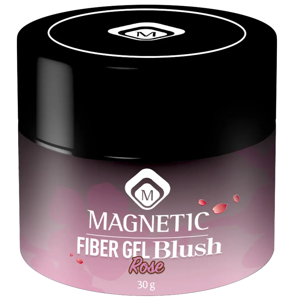 Magnetic Fiber Gel Blush Rose 30g potje