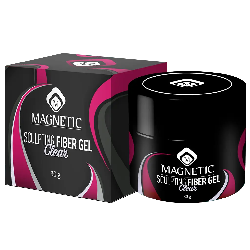 Magnetic Sculpting Fiber Gel Clear 30gr potje met doosje