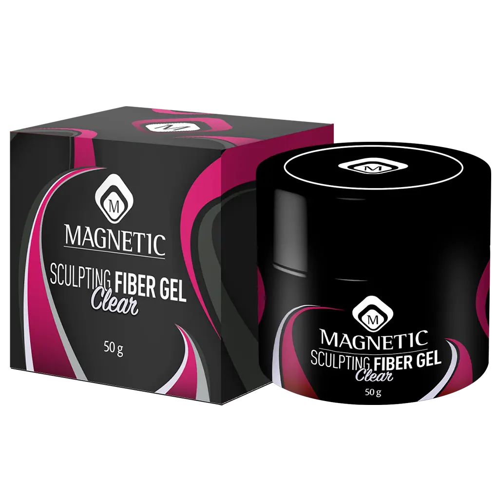 Magnetic Sculpting Fiber Gel Clear 50gr potje met doosje