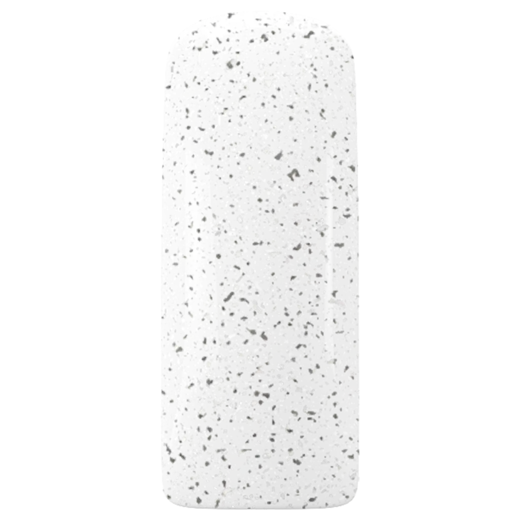 Matte Flakes Top Gel Silver kleur op tip