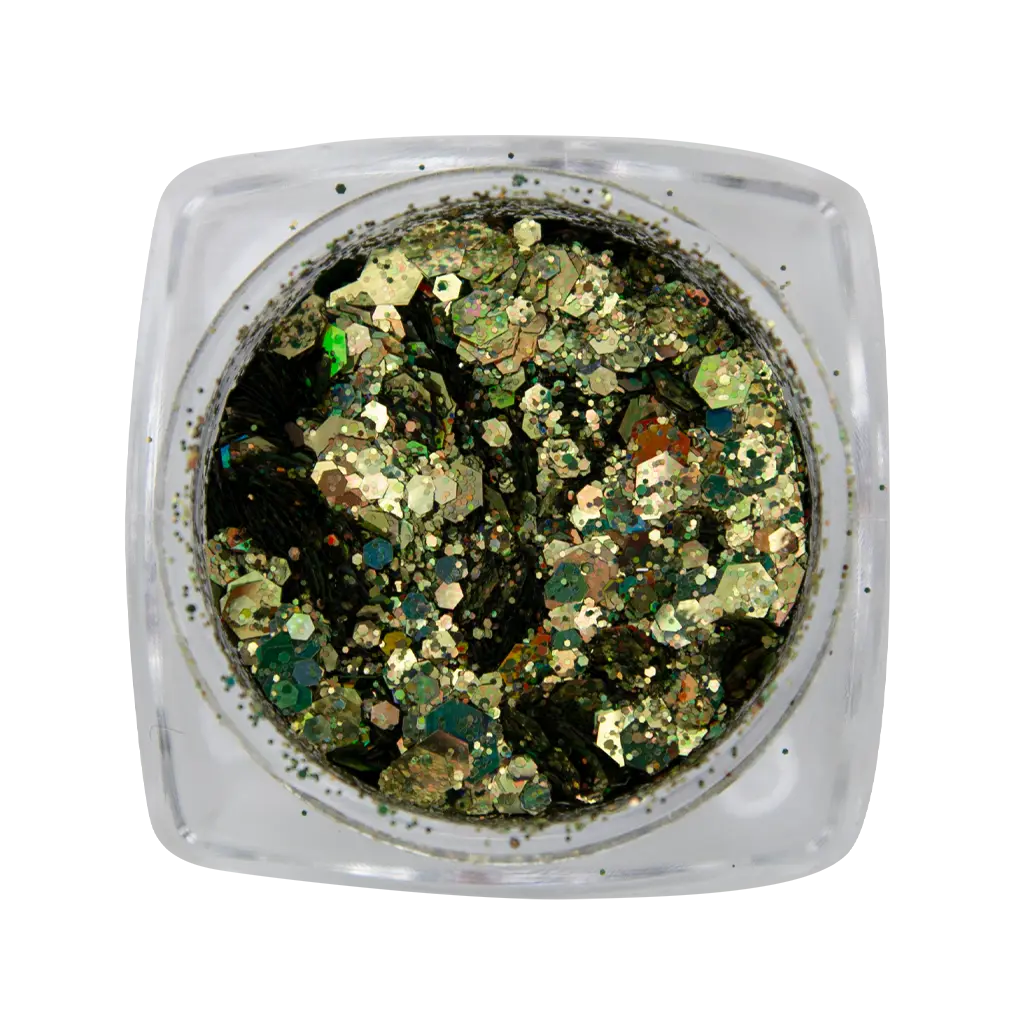 Metal Inlay Green Gold