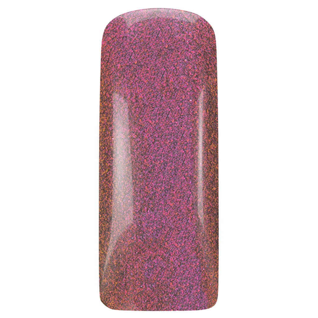 One Coat Color Gel Raspberry Glitter kleur op tip