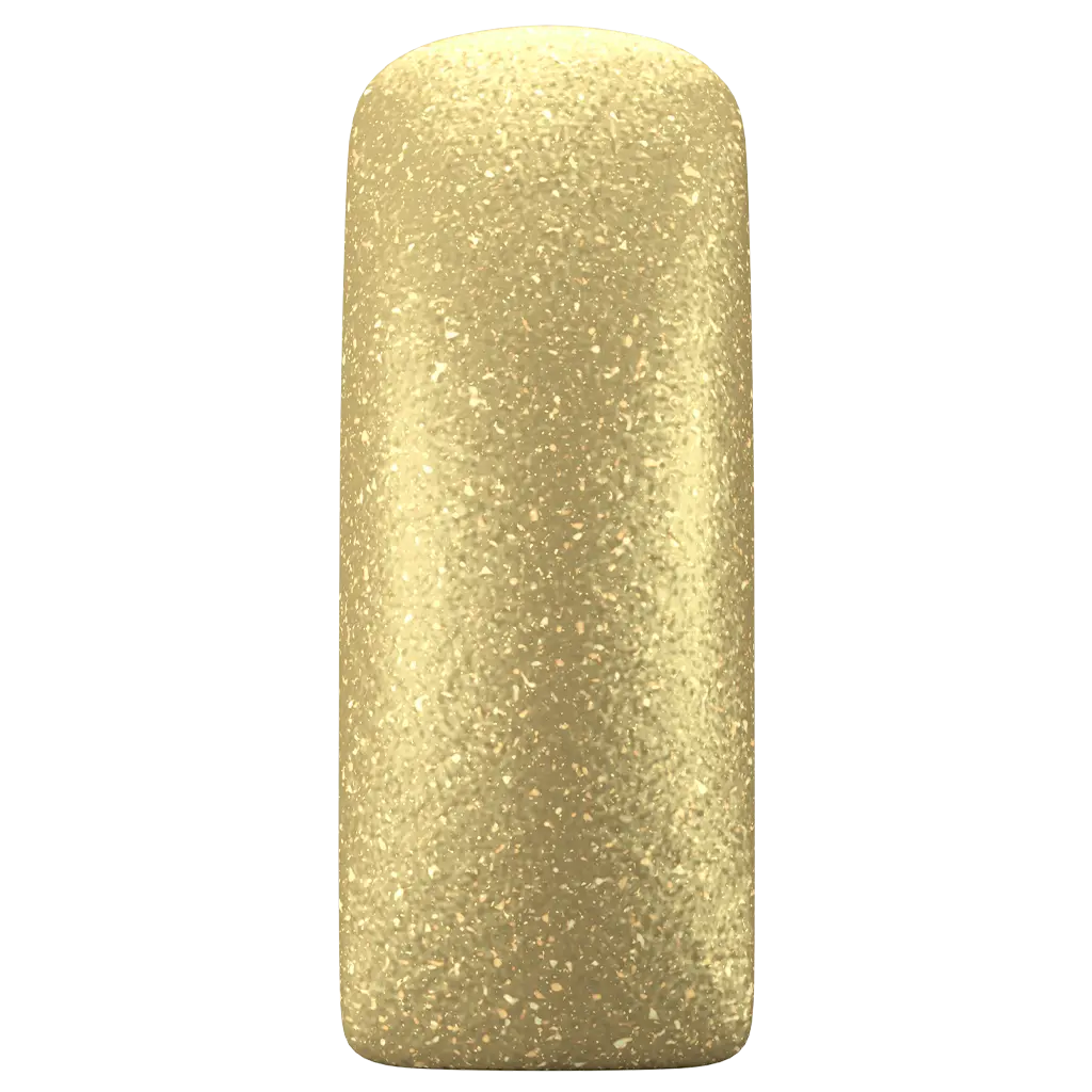 One Coat Color Gel True Gold kleur op tip