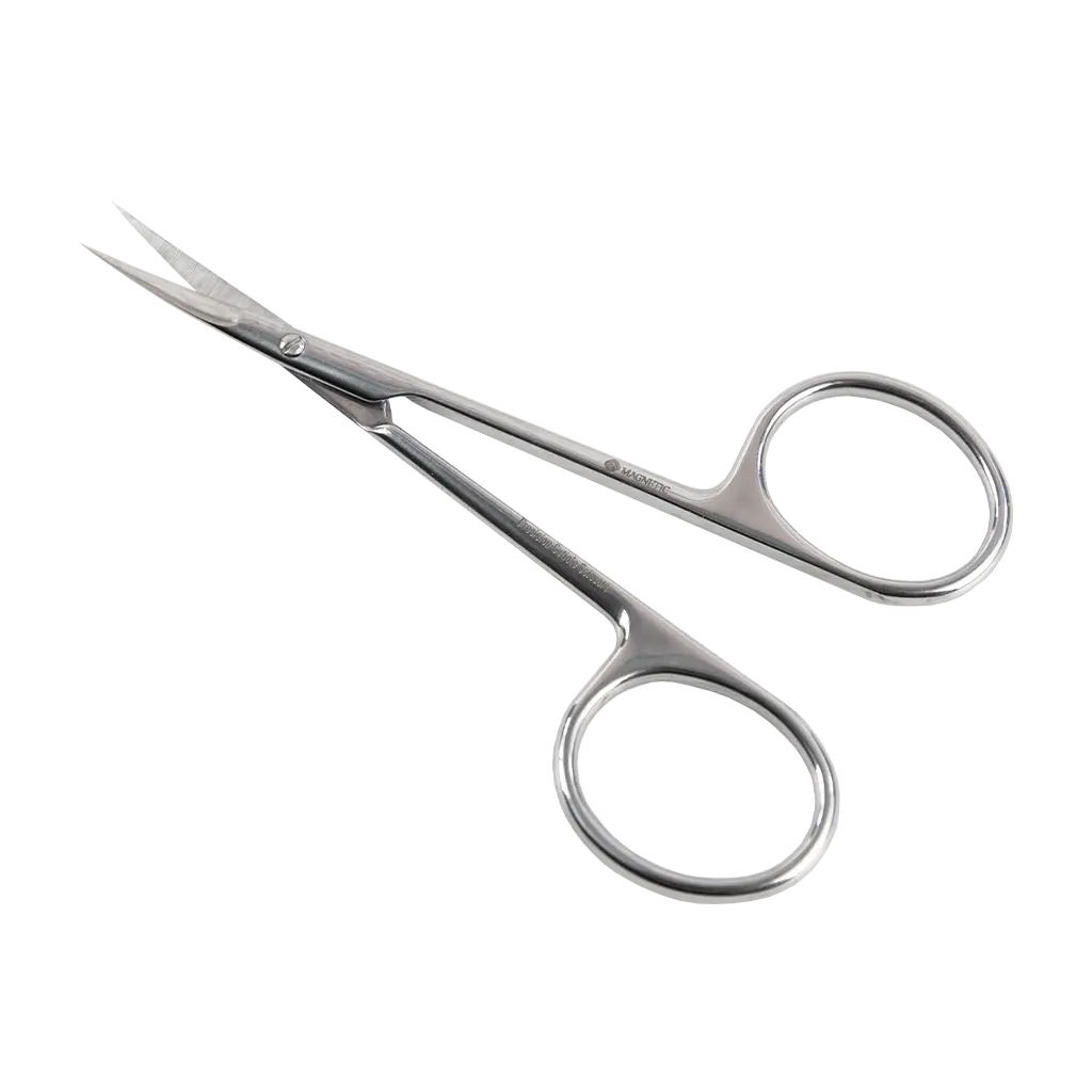 Precision Cuticle Scissors Right Handed geopend