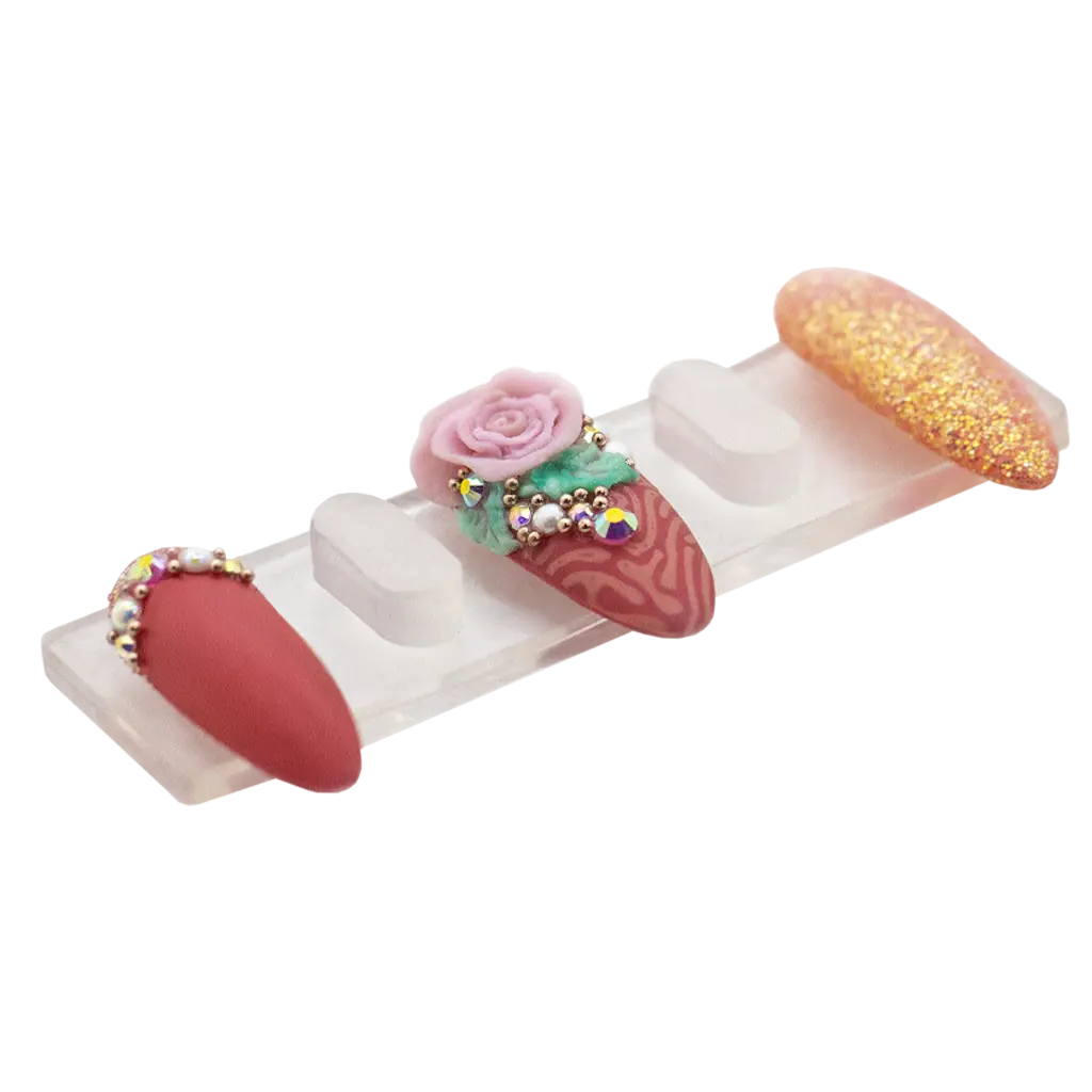 Re-usable Glue Pads for Nail Art Tips voorbeeld