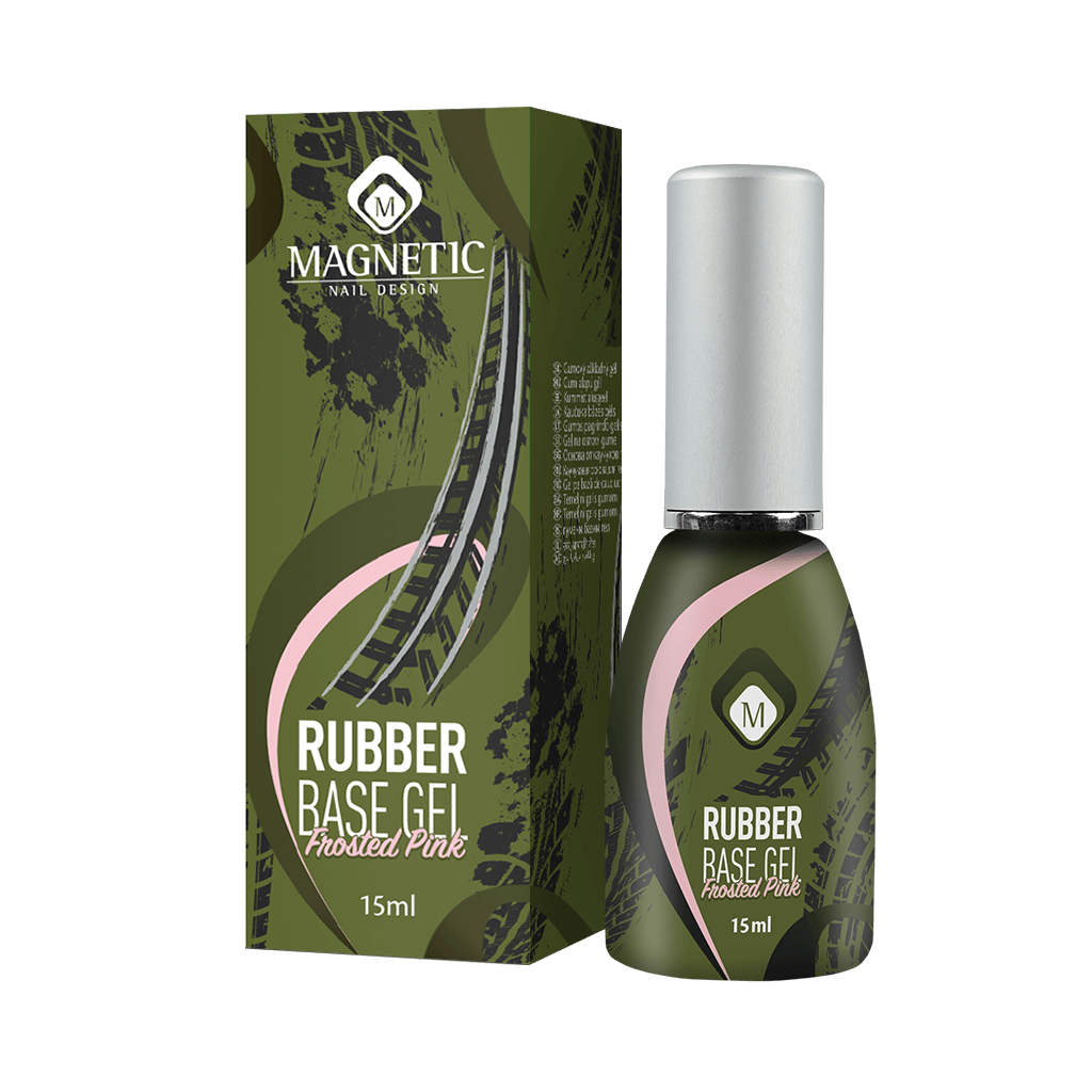 Rubber Base Gel - Frosted Pink flesje met doosje