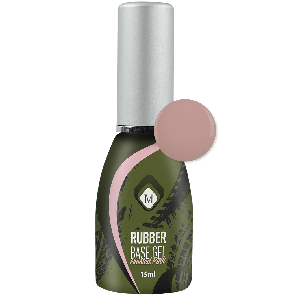 Rubber Base Gel - Frosted Pink flesje met kleur