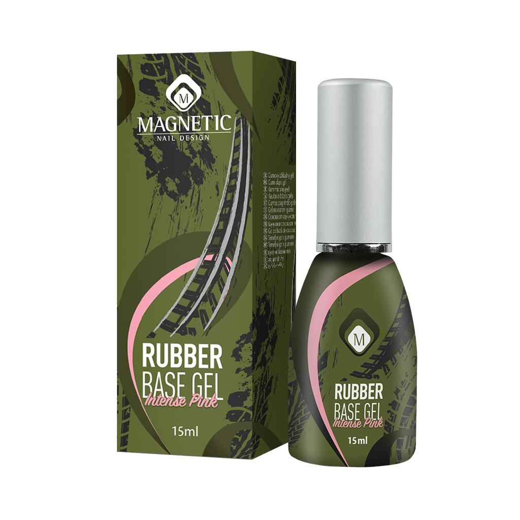 Rubber Base Gel - Intense Pink flesje met doosje